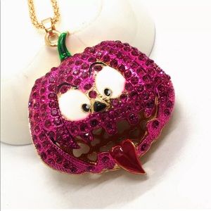 Funny Scary Halloween Pumpkin Necklace